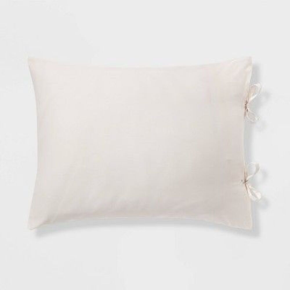 Open Box - Threshold - Full/Queen Boho Suzani Print Duvet Cove Ivory/Light Teal - Picture 4 of 4
